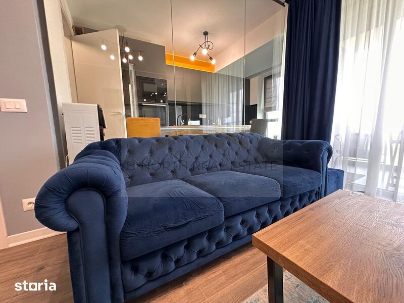 Cloud 9 Residence, apartament 2 camere de inchiriat, parcare subterana inclusa.