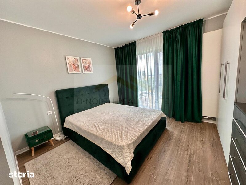 Cloud 9 Residence, apartament 2 camere de inchiriat, parcare subterana inclusa.